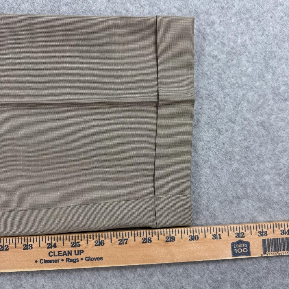 Lauren Ralph Lauren Dress Pants Mens 38 Beige Pleated Cuffed‎ Classic Work 38x30 - Picture 7 of 9
